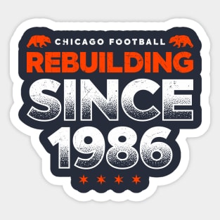 Rebuilding Da Bears Sticker